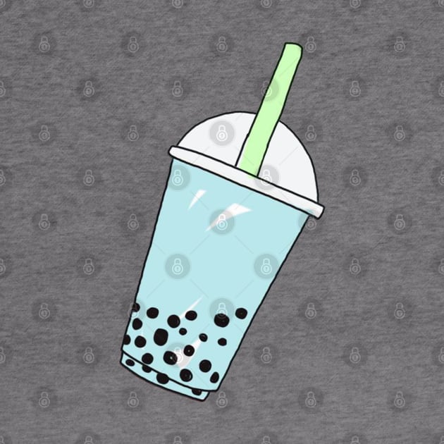 Japanese Soda Milk Bubble Tea by PeachPantone